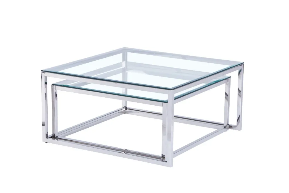 Lot de 2 tables gigognes C89A