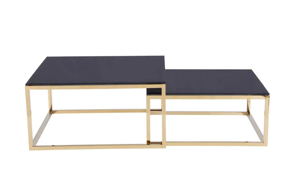 Lot de 2 tables gigognes C89G-S