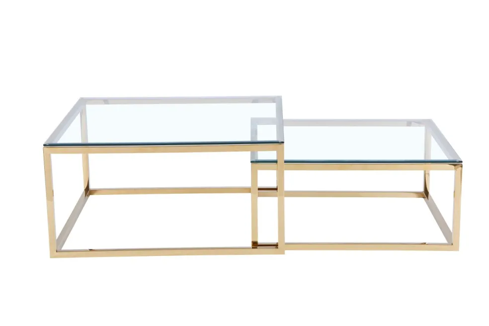 Lot de 2 tables gigognes C89G-A