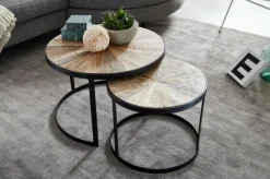 Lot de 2 tables gigognes DOI KIO RAI-MONG