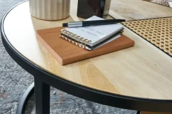 Lot de 2 tables gigognes LAMPANG