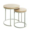Lot de 2 tables gigognes LEVI