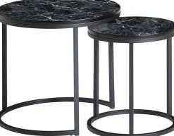 Lot de 2 tables gigognes LAM LUK KA