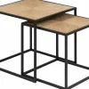 Lot de 2 tables gigognes ORTIZ