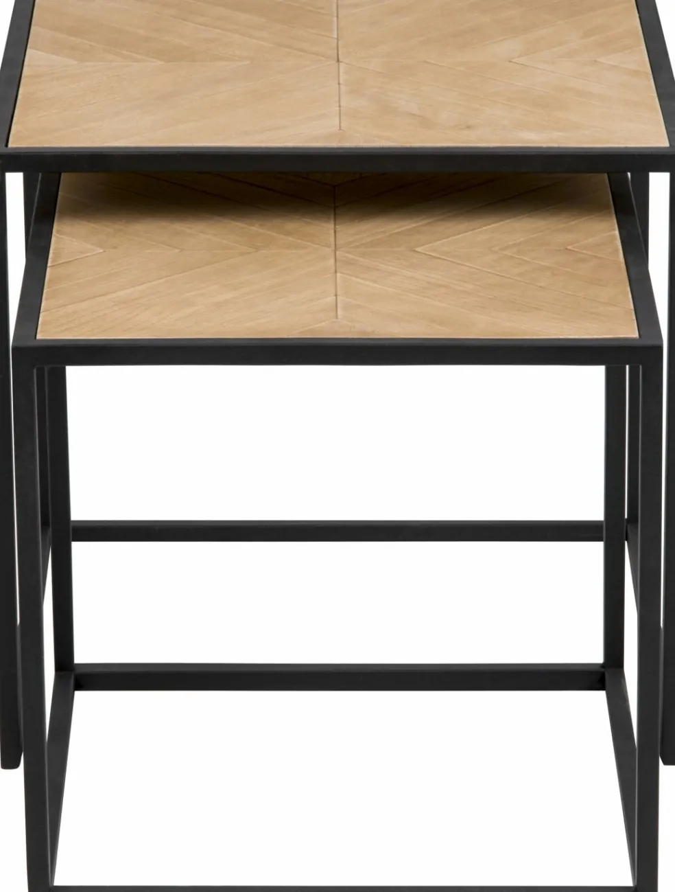 Lot de 2 tables gigognes ORTIZ