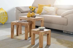 Lot de 3 tables gigognes PAK CHONG