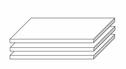 Lot de 3 tablettes amovibles PINAR 5850517