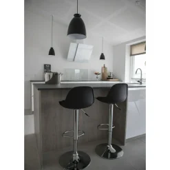 Lot de 2 tabourets de bar TRONDHEIM