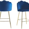 Lot de 2 tabourets de bar PADANG