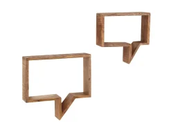 Lot de 2 étagères murales ANTWERPEN