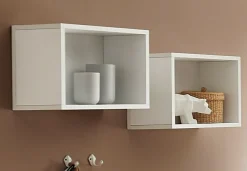 Lot de 2 étagères murales METZ