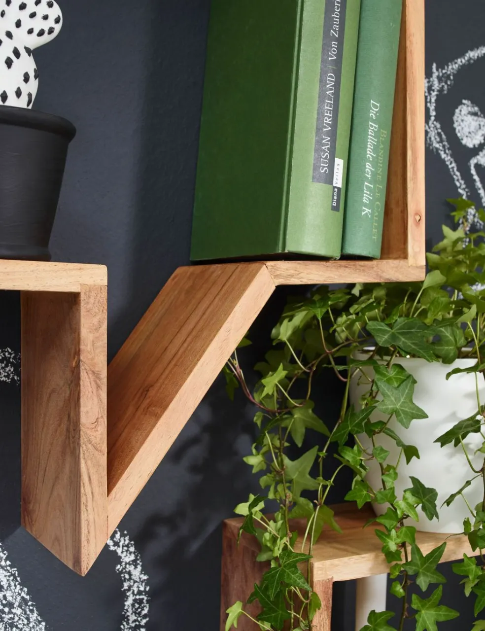 Lot de 2 étagères murales NEVADO COPA