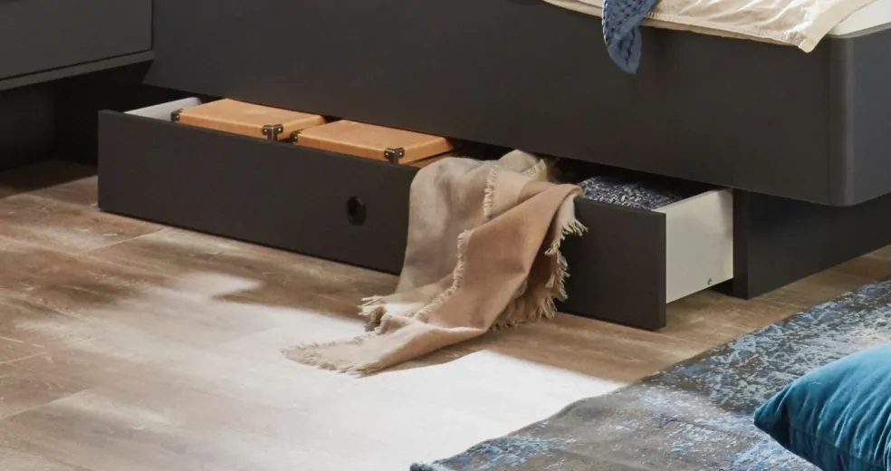 Lot de 2 tiroirs de lit BARRY