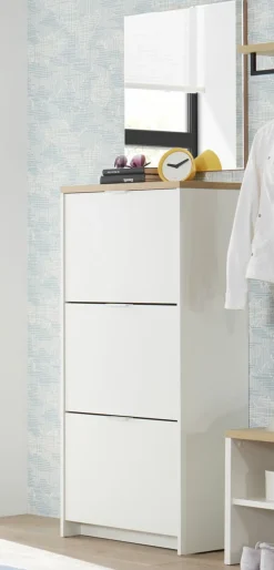 Meuble à chaussures à abattants DENVER