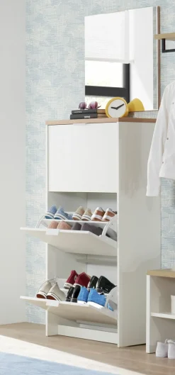 Meuble à chaussures à abattants DENVER
