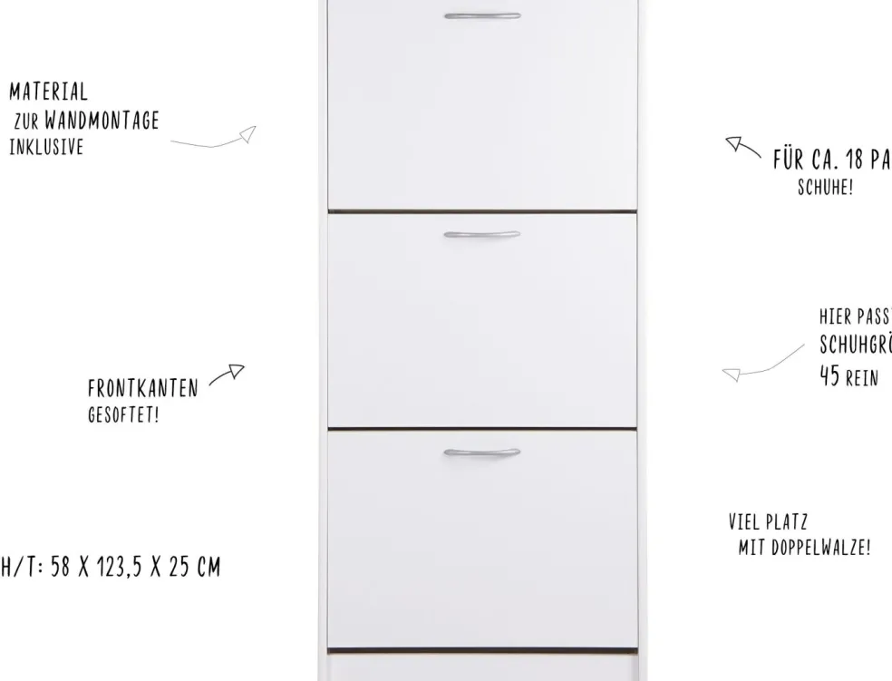 Meuble à chaussures MAINZ 1