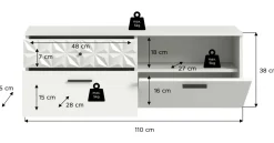 Meuble à chaussures suspendu ZIWAY