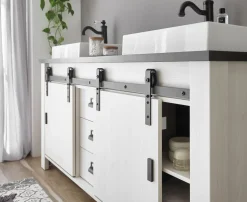 Meuble bas avec double vasque SHERWOOD