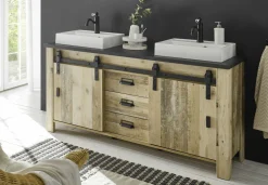 Meuble bas avec double vasque SHERWOOD