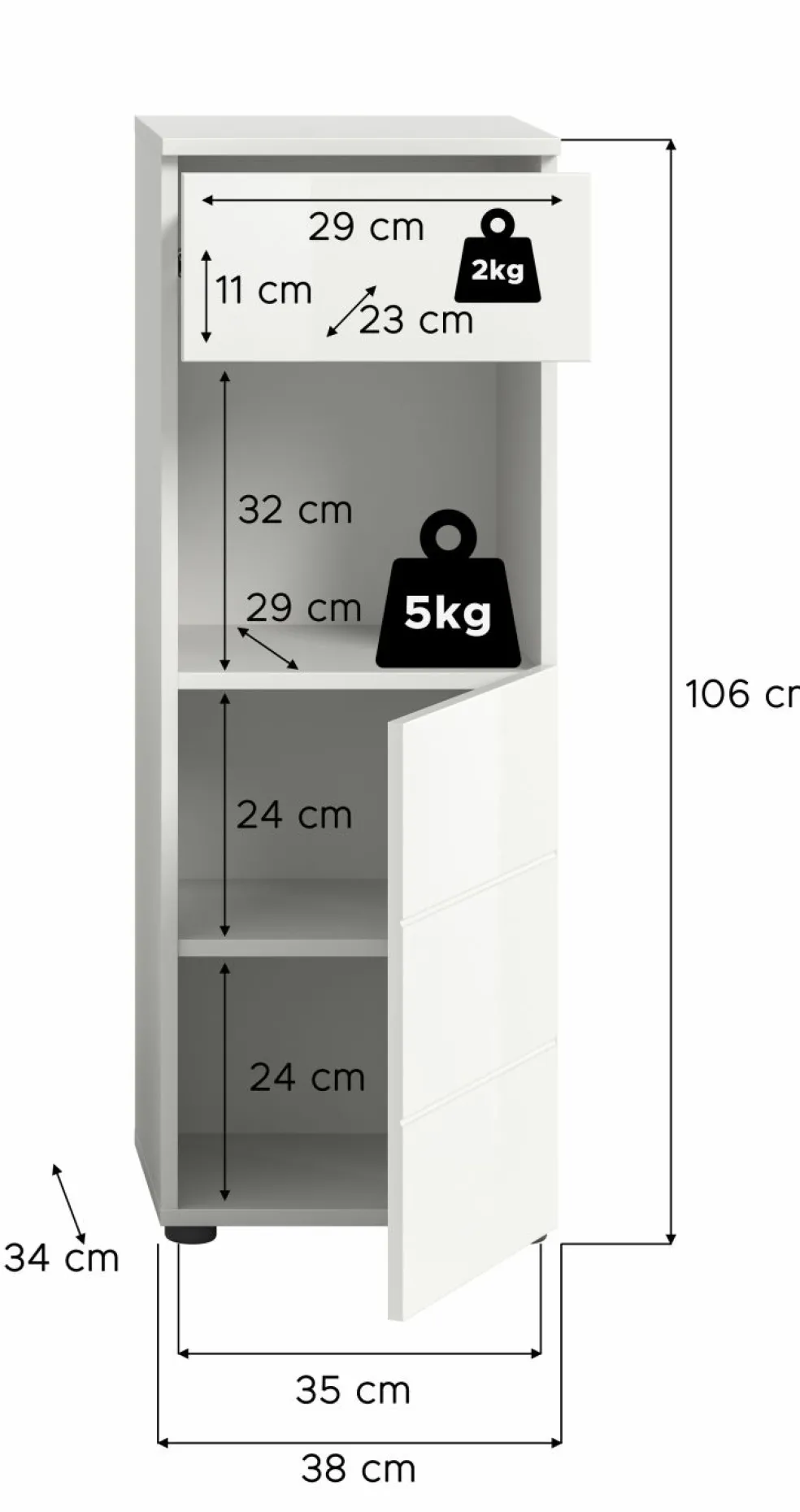 Meuble de salle de bains AMBO
