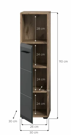Meuble demi-colonne BONGA