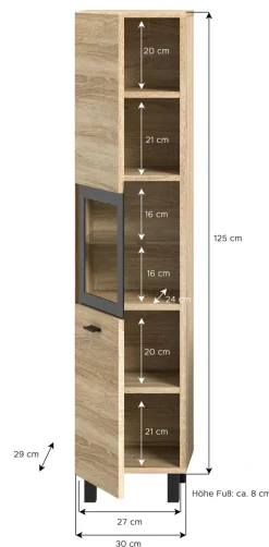 Meuble demi-colonne SEBETA