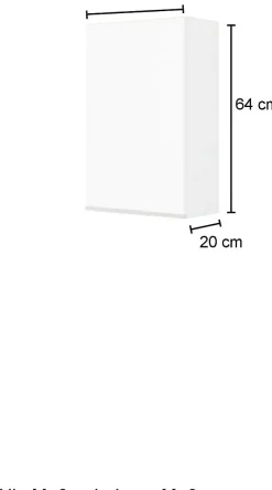 Meuble haut 40 cm AREZZO