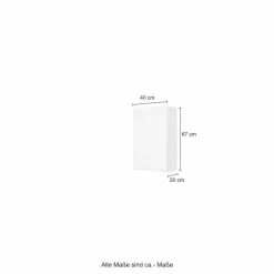 Meuble haut 40 cm KOPENHAGEN