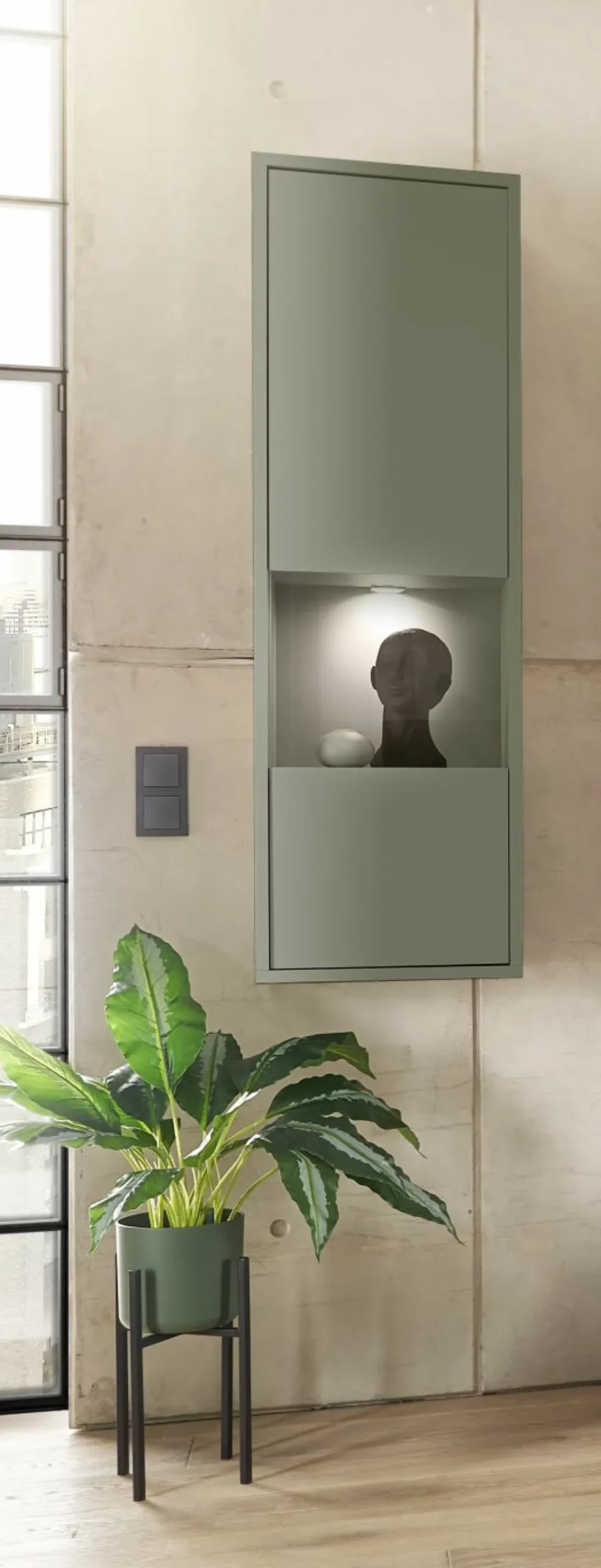 Meuble haut vitrine BONNIE