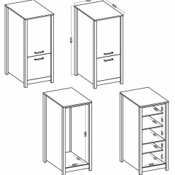 Meuble pour électroménager ROTTERDAM