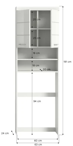 Meuble pour machine à laver SEWULA