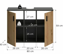 Meuble sous lavabo MONE