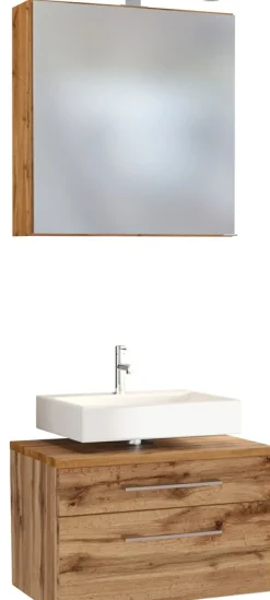 Meuble sous vasque 60 avec armoire de toilette DAVOS