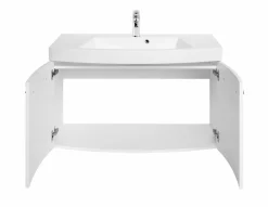 Meuble sous vasque 100 avec vasque en fonte minérale FLORIDA