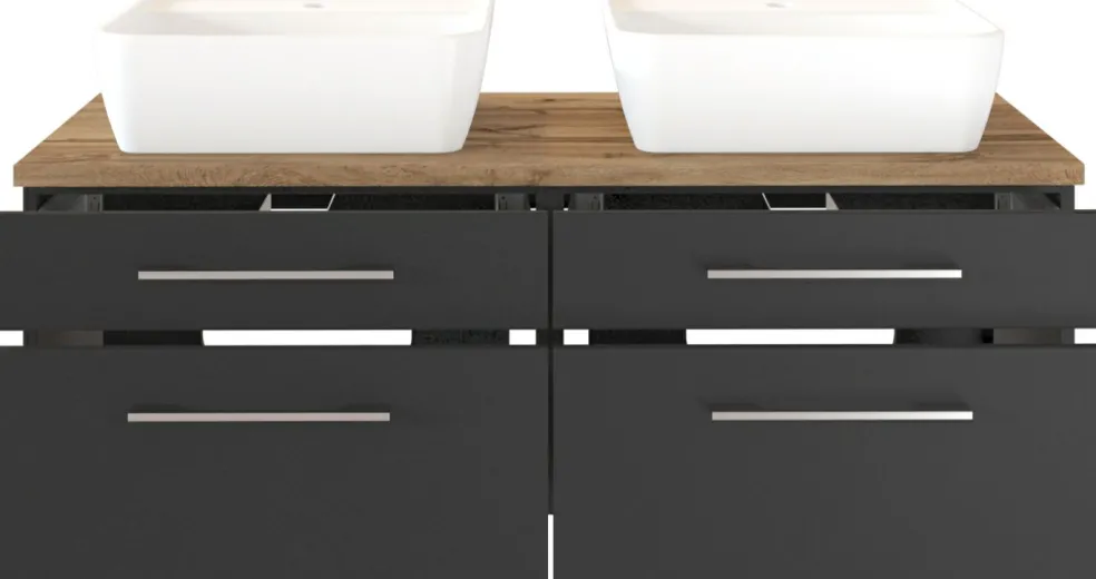 Meuble sous vasque 120 avec vasque à poser DAVOS