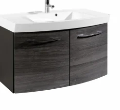 Meuble sous vasque 100 avec vasque en fonte minérale FLORIDA