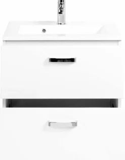 Meuble sous vasque 60 avec vasque en fonte minérale BOLOGNA