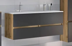 Meuble sous vasque avec double vasque LUCCA