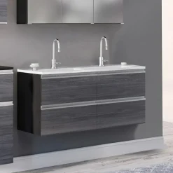 Meuble sous vasque avec lavabo 120 cm AREZZO