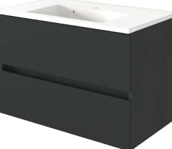 Meuble sous vasque avec plan vasque 80 BAABE