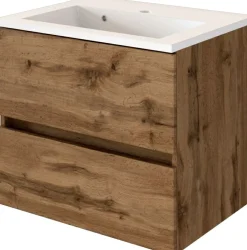 Meuble sous vasque avec plan vasque 60 BAABE