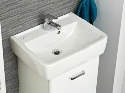 Meuble sous vasque avec plan vasque en céramique PIOLO