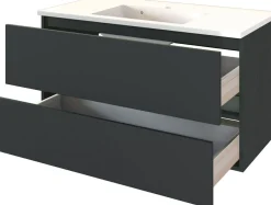 Meuble sous vasque avec plan vasque 100 BAABE