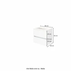 Meuble sous vasque avec vasque LUCCA