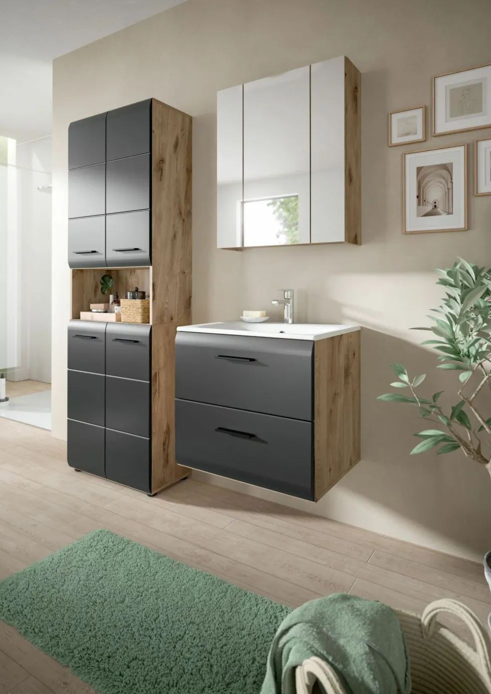 Meuble sous vasque avec vasque BONGA