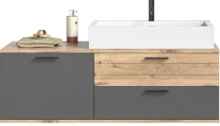 Meuble sous vasque avec vasque AGARO