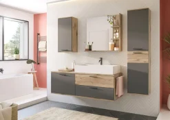 Meuble sous vasque avec vasque AGARO