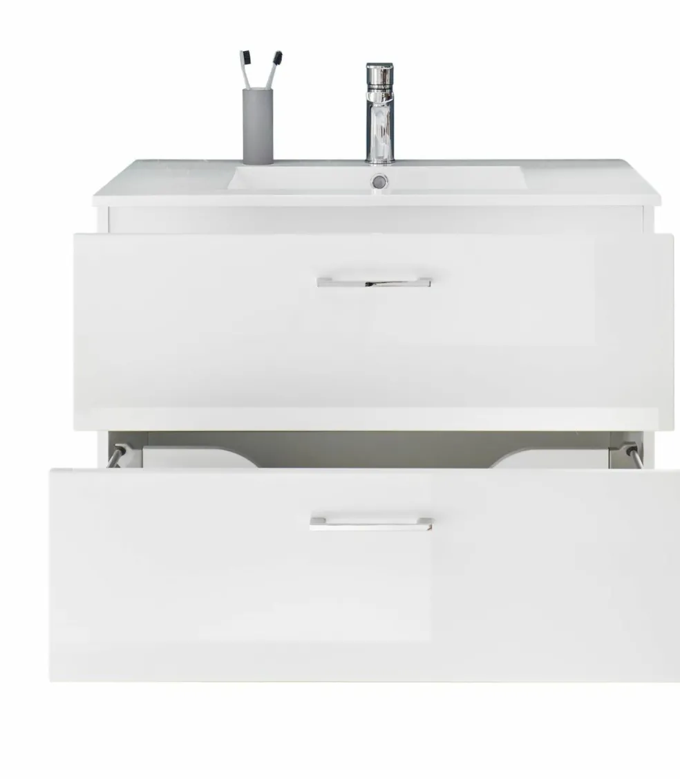 Meuble sous vasque avec vasque BEST 80