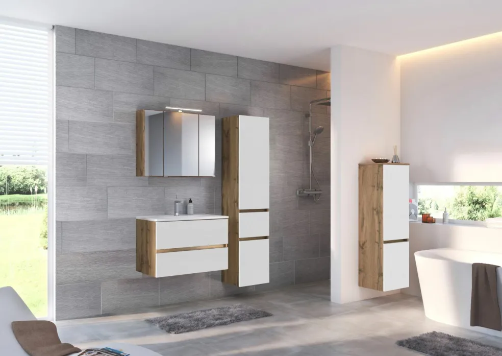 Meuble sous vasque avec vasque LUCCA