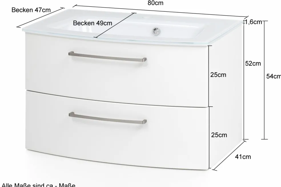 Meuble sous vasque avec vasque STOCKHOLM